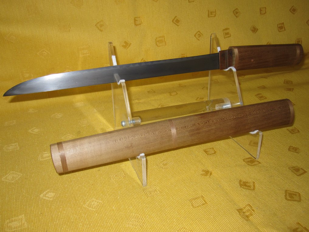 武士刀 - 日本 - 古老的日本平造刀，签名为兼定（Kanesada 兼定）。 #1.0