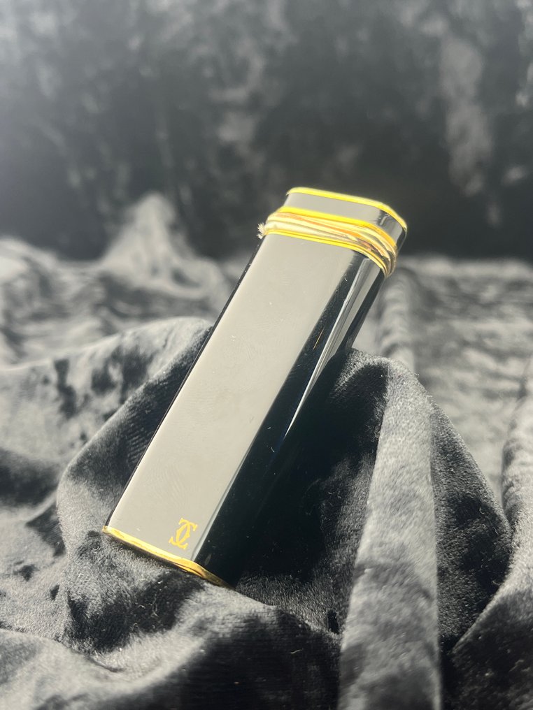 Cartier - Cartier black lacquer - 打火機 - 鍍金 #1.0