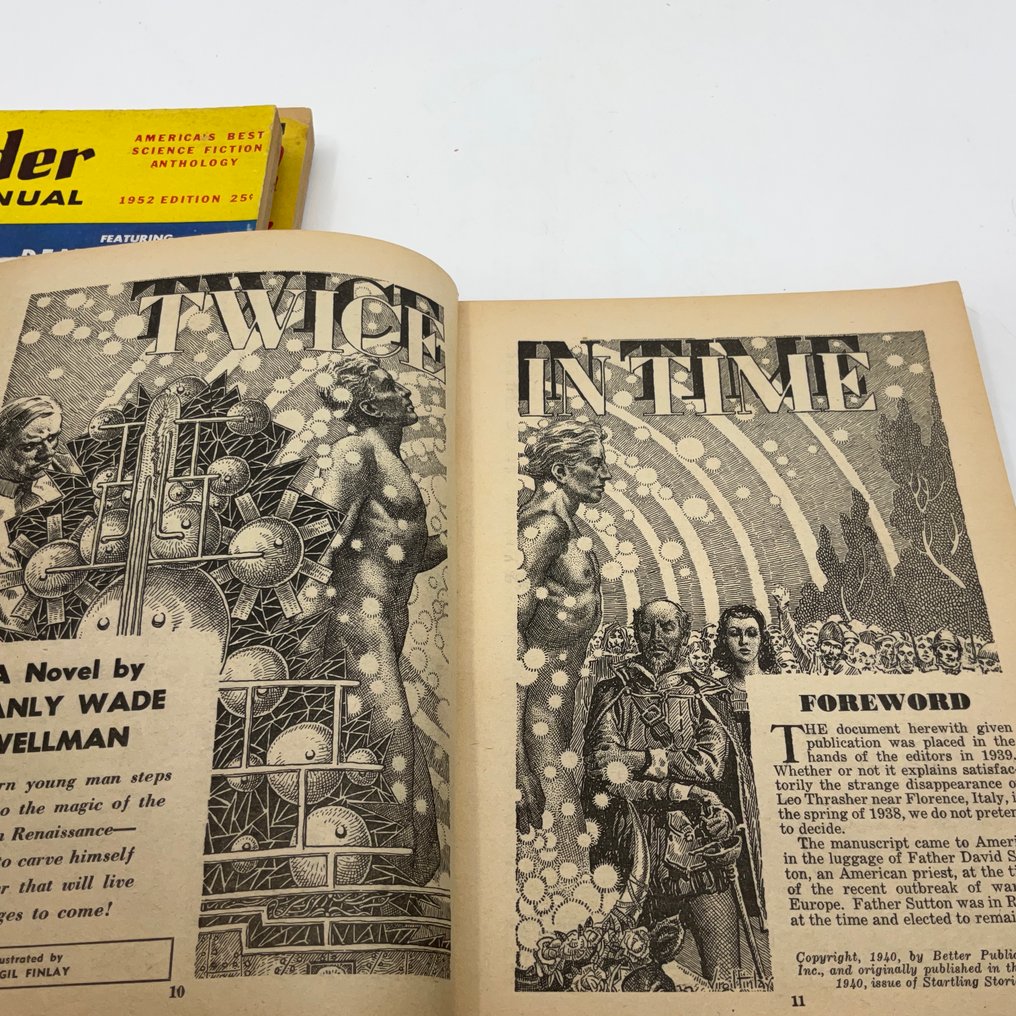 珍品 パルプ雑誌 WONDER STORIES 1952年　SF 珍品 パルプ雑誌 WONDER STORIES 1952年 SF 珍品 パルプ雑誌