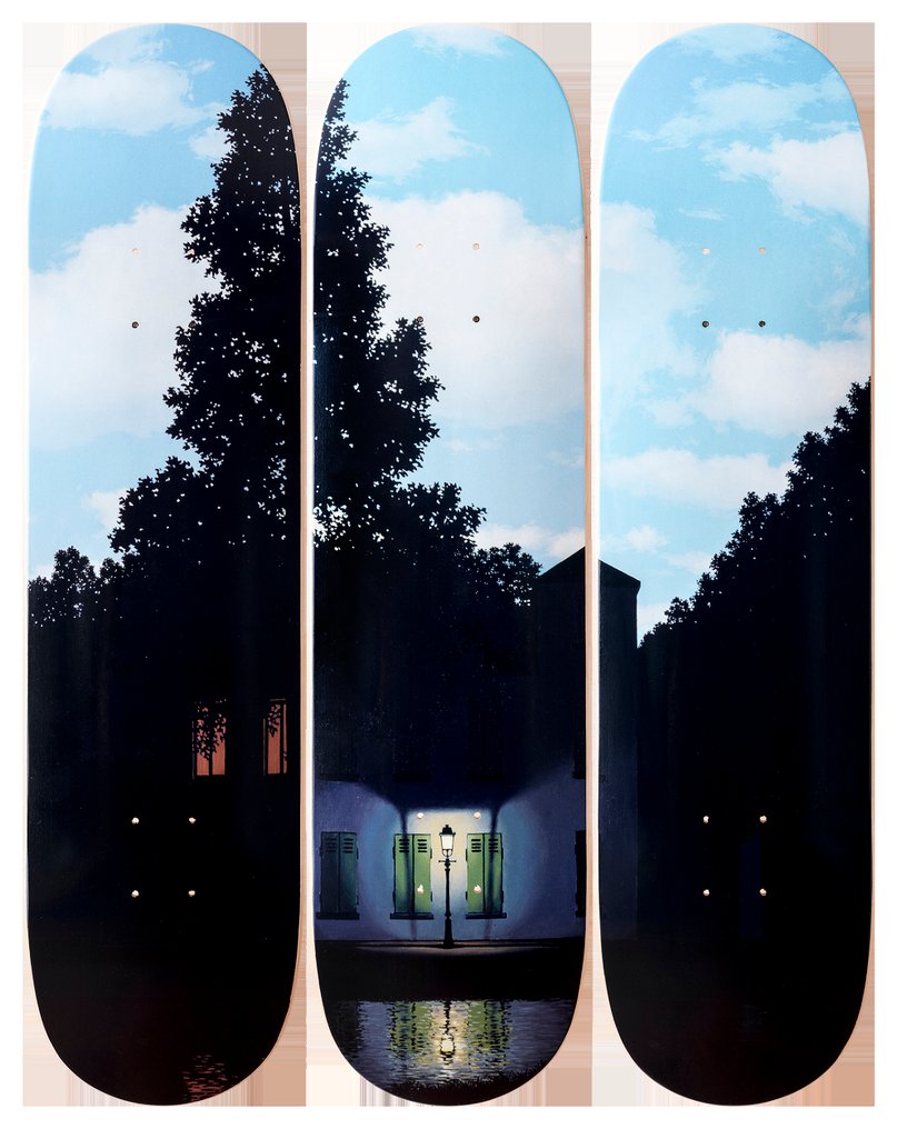 René Magritte (after) x the Skateroom - L'empire des Lumières #4.3
