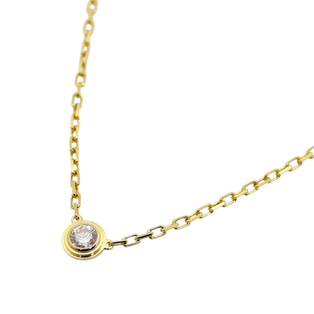 Cartier - Collier avec pendentif - Cartier d’amour - 18 carats Or jaune -  0.09ct. tw. #1.0