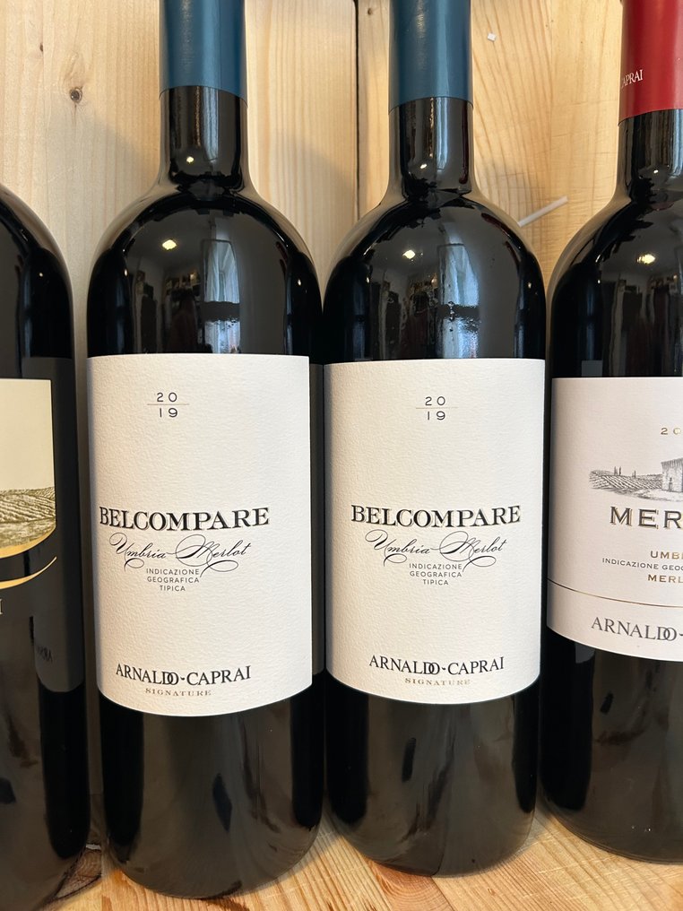 , 2019 x2 Belcompare, 2021 x2 Collepiano Sagrantino & 2022 x2 Merlot, Arnaldo Caprai - Umbria - 6 Bottles (0.75L) #3.2