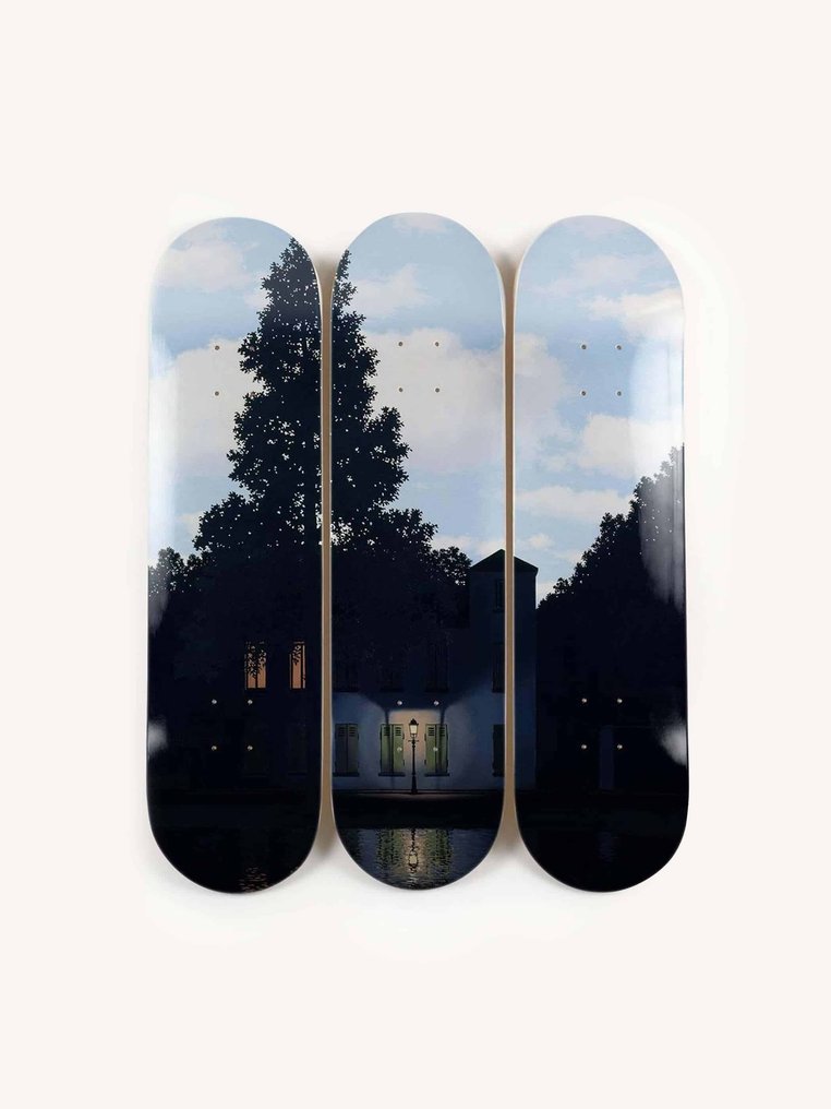 René Magritte (after) x the Skateroom - L'empire des Lumières #1.0