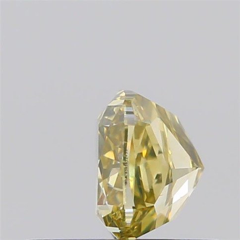 1 pcs 钻石  (天然色彩的)  - 0.48 ct - 枕形 - Fancy 稍帶棕色的, 稍帶綠色的 黄色 - SI1 微内含一级 - 美国宝石研究院（GIA） #3.2