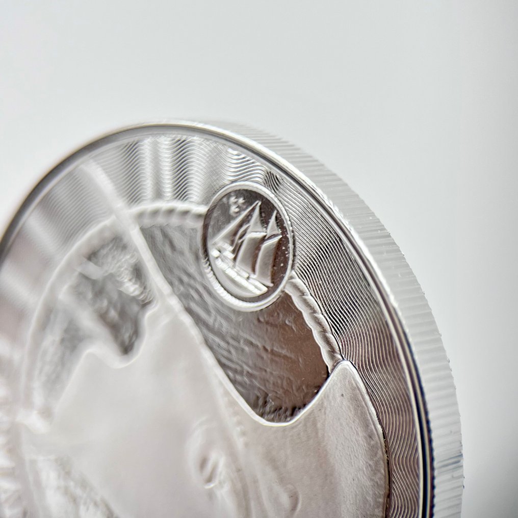 Kaaimaneilanden (Brits overzees gebied). 1 Dollar 2025 Stingray – 1 oz Silver Coin (.9999) BU (Zonder minimumprijs) #2.1