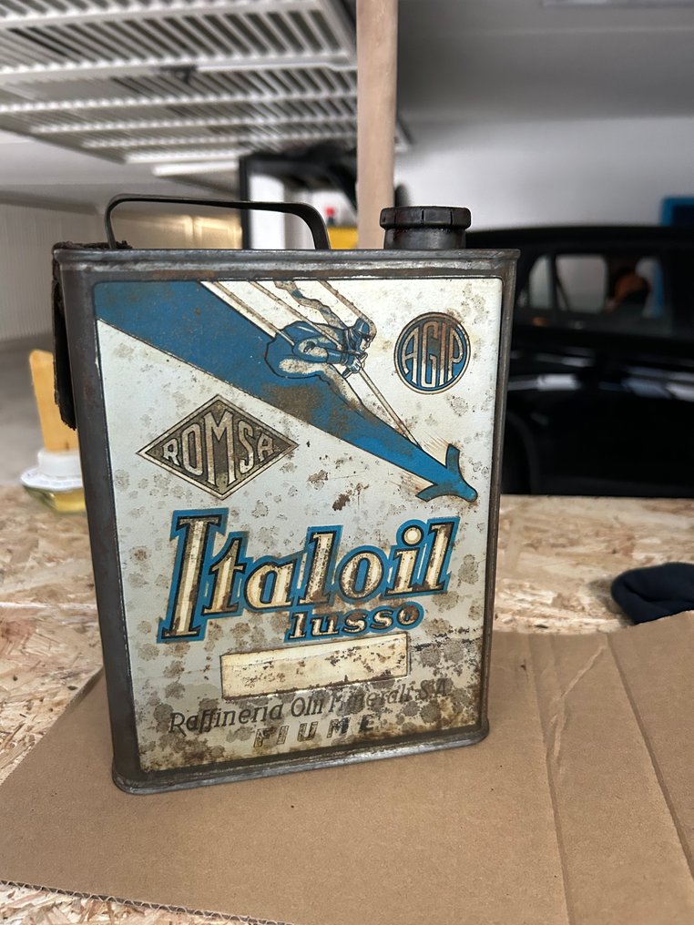 Tin box - Latta - R.O.M.S.A. Italoil Fiume #2.1