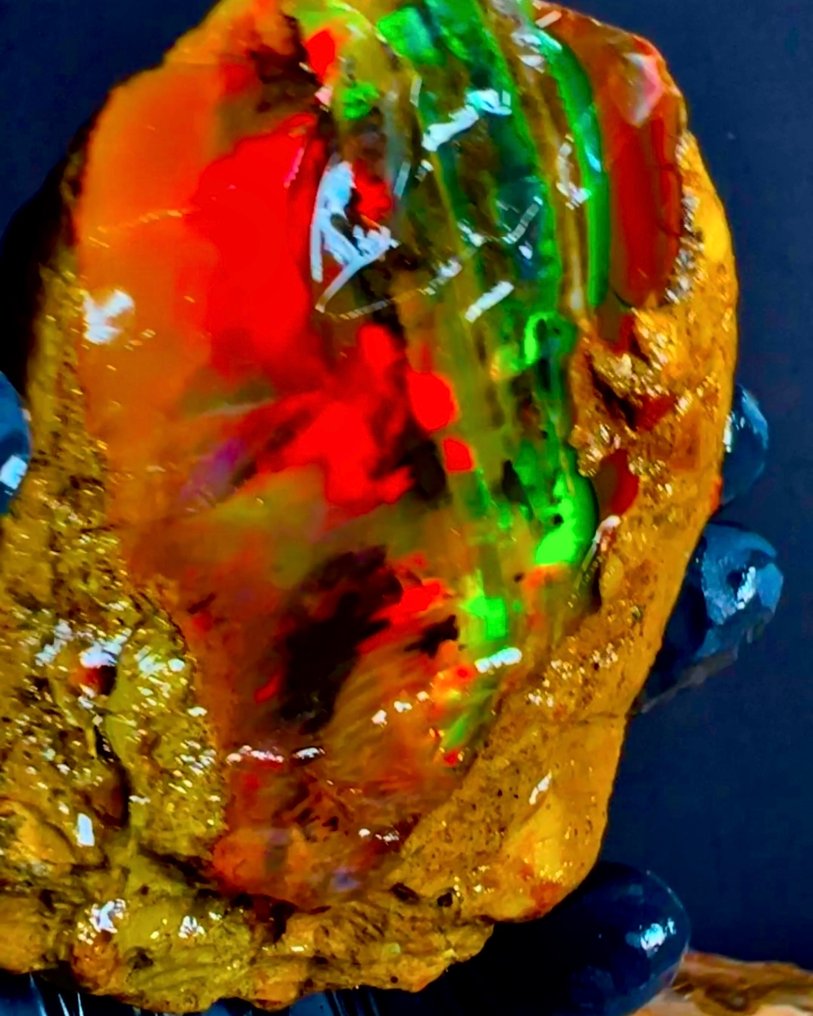 Musée - 1350 karaat - natuurlijke kristalopale AAA+++ XXL - ongehandeld Hoogwaardige kristalopaal. - Hoogte: 100 mm - Breedte: 80 mm- 270 g - (1) #1.0