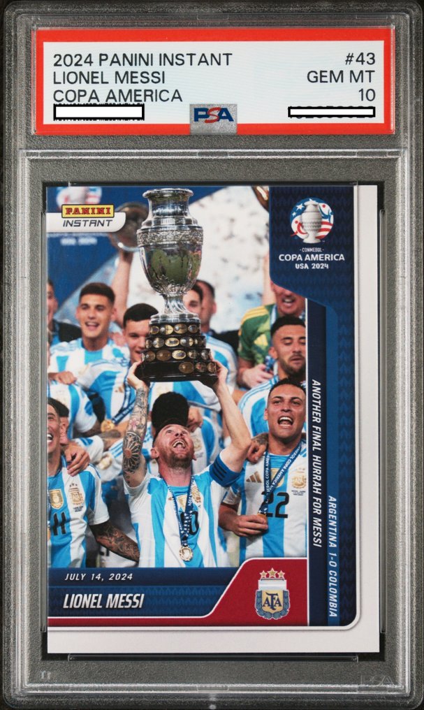 Panini Lionel Messi - 2024 Panini Instant Copa America #43 - PSA 10 GEM MT - PSA 10 - 1 Graded card #1.0
