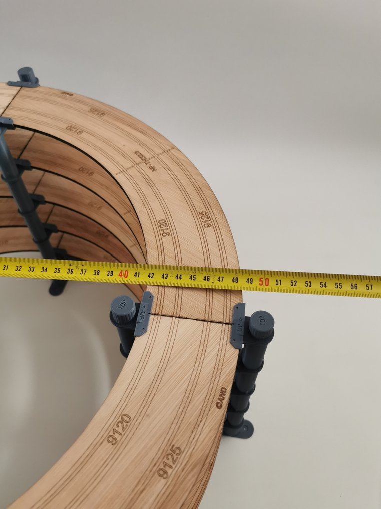 AND -  FastTrack Project N - NPH2025-C "Doppelhorn" - Modellbahnbefestigung (1) - Schneckenrampe für Fleischmann Piccolo #4.3