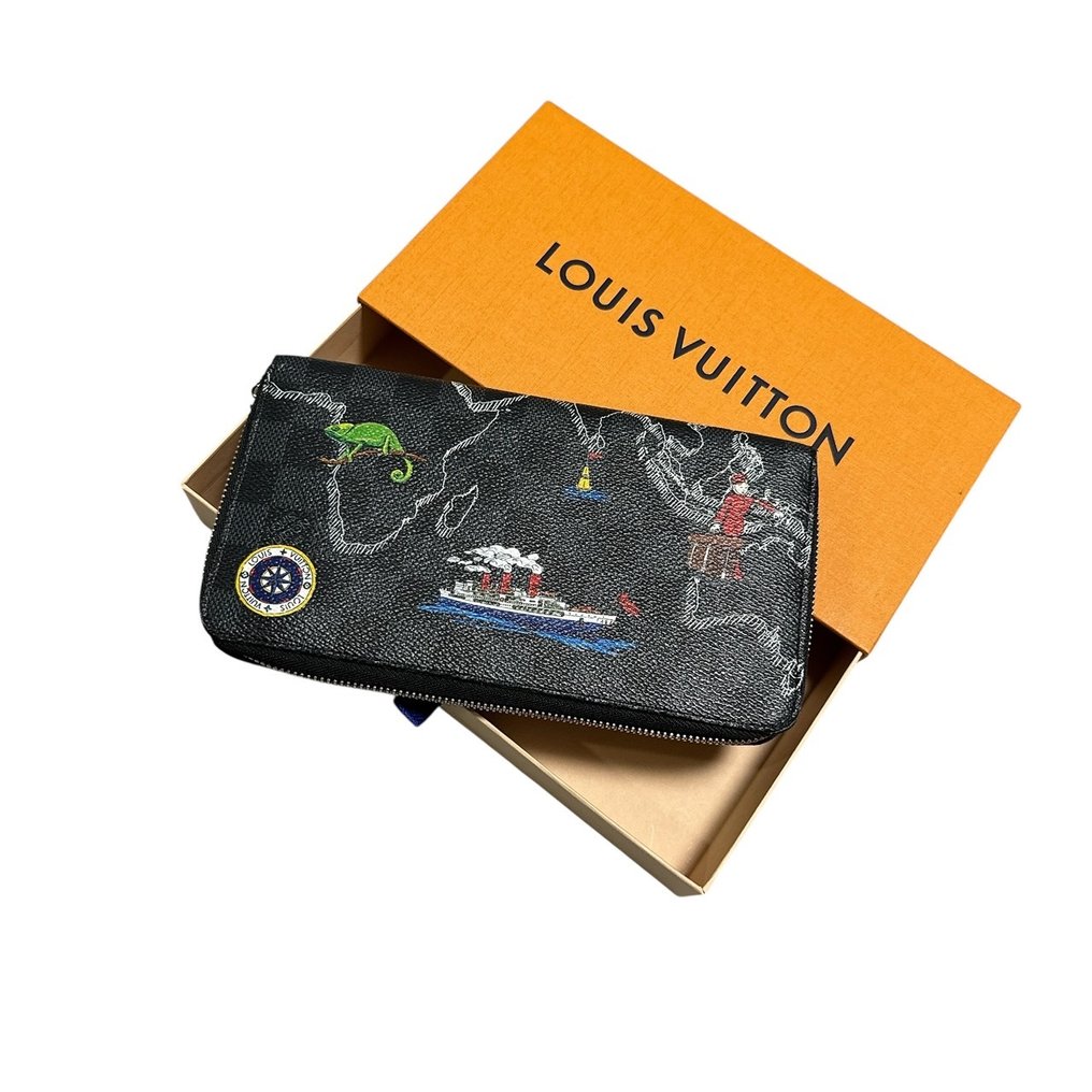 Louis Vuitton - Damier Grafitte MAP Zippy Organizer N40204 - Πορτοφόλι #1.0