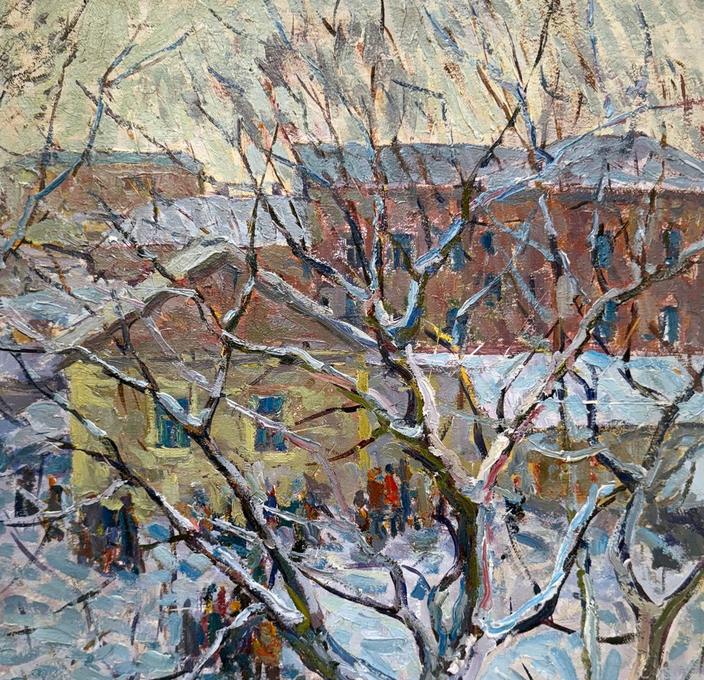 Alexandre Ovchinnikov (1929-2016) - Jour d'Hiver - Sortie de l'Ecole #4.3