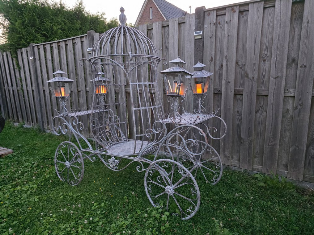 Άμαξα - Μέταλλο - XXL - Καλάθια λουλουδιών #3.2