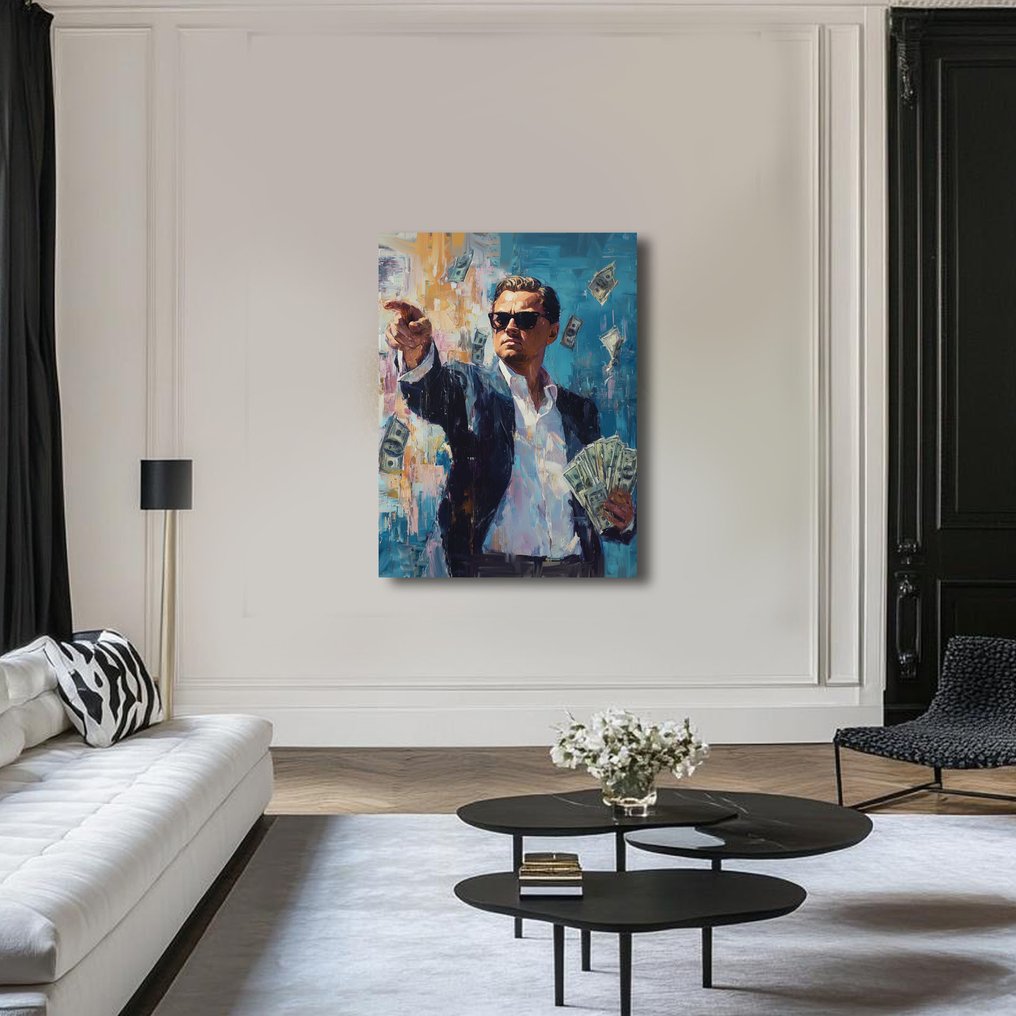 Canvas Fit - Alberto Ricardo - El Lobo de Wall Street: ambición en colores" #4.3