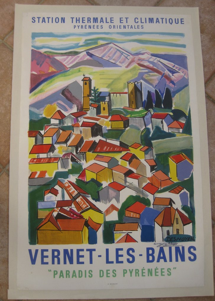 Desnoyer fFrançois - Vernet-les-Bains  Paradis des Pyrénées - 1950s #1.0