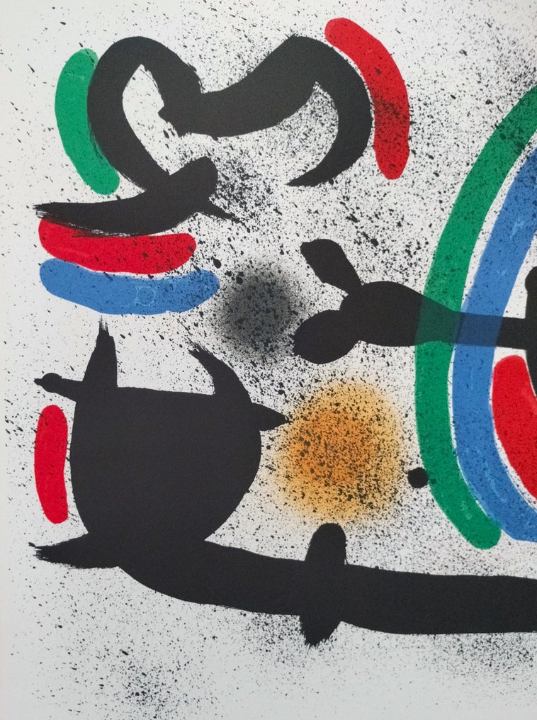 Joan Miro (1893-1983) - Litografia Original X. #1.0