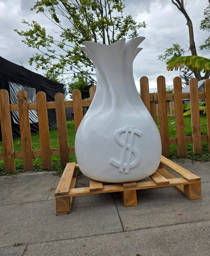 Vase  - Resin - XXL Money Bag #2.1