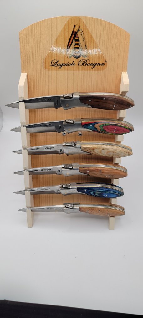 Laguiole bougna - Σετ τραπεζομάχαιρων - Χάλυβας - Πτυσσόμενα μαχαίρια #3.2