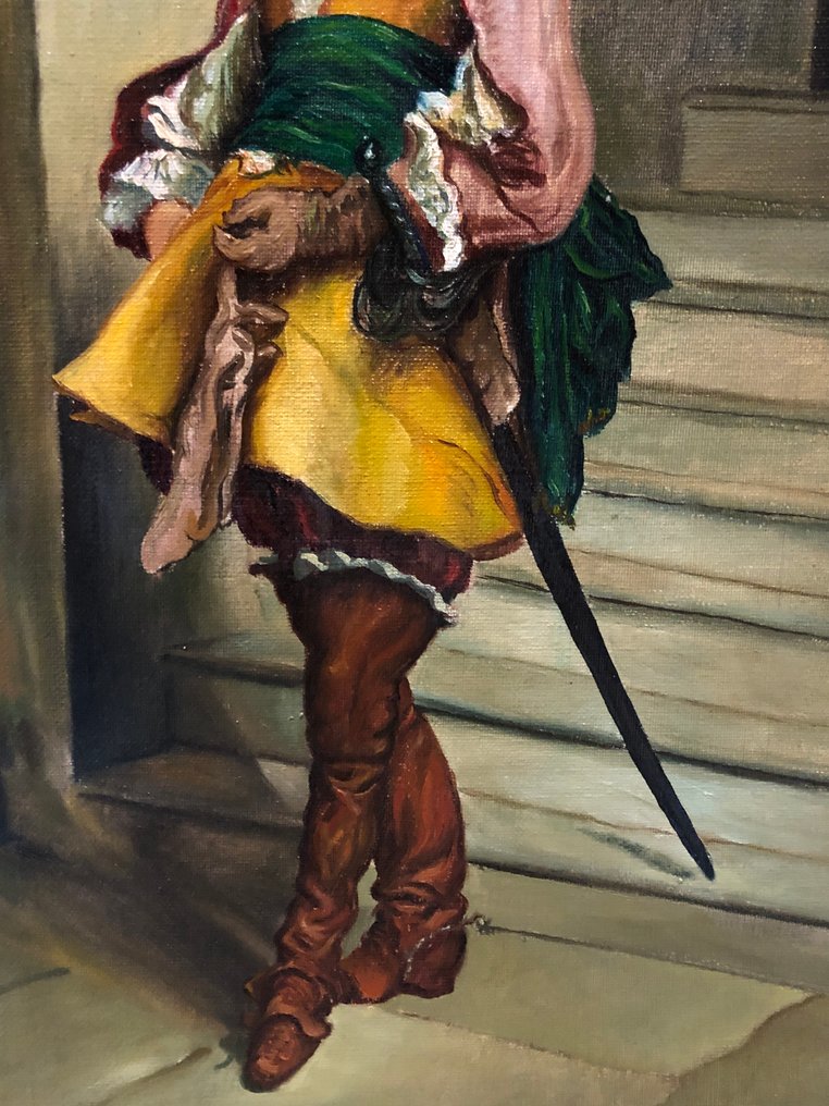 École Européene (XIX-XX) - D'Artagnan (D'après J. L. E. Meissonier) #4.3