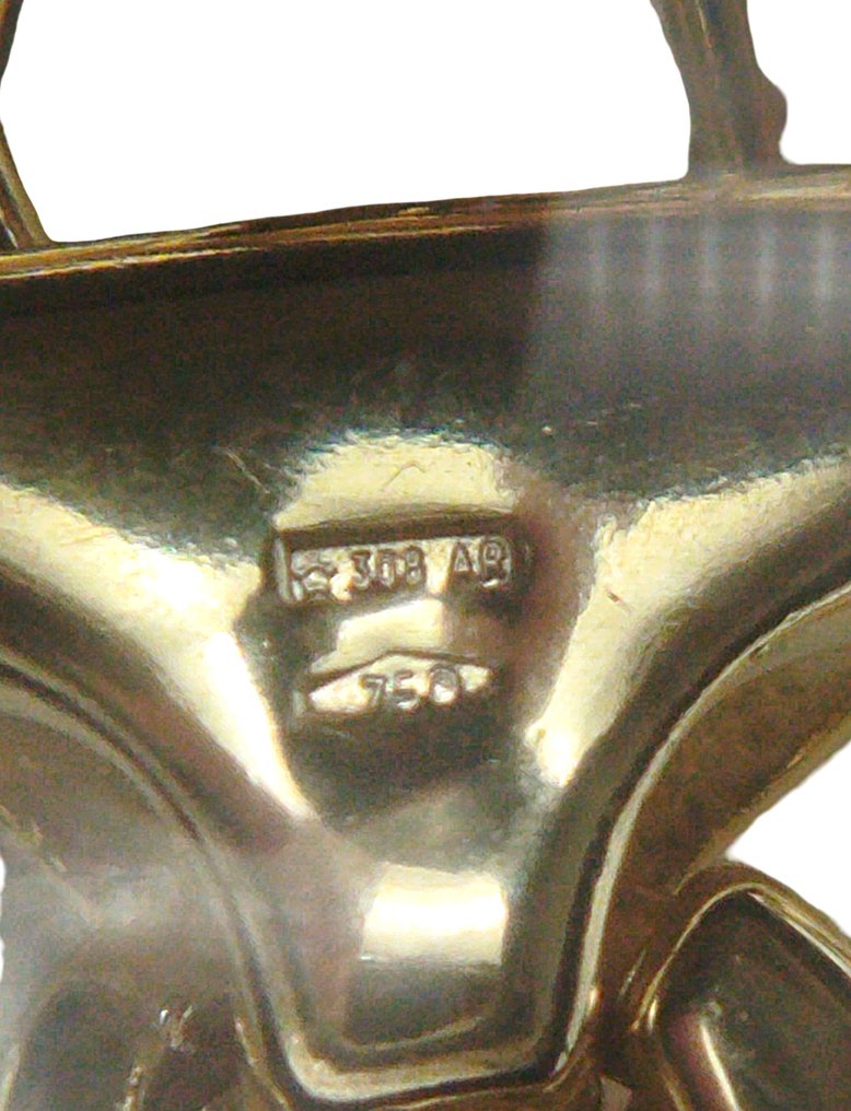 頸鏈 - 18 克拉 黃金 #3.2