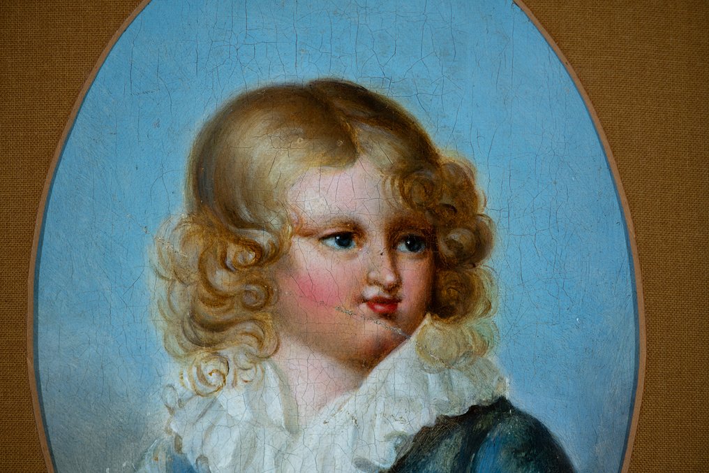 Jean-Baptiste Isabey (1767–1855), Circle of - Portret van een Kind - No Reserve #3.2