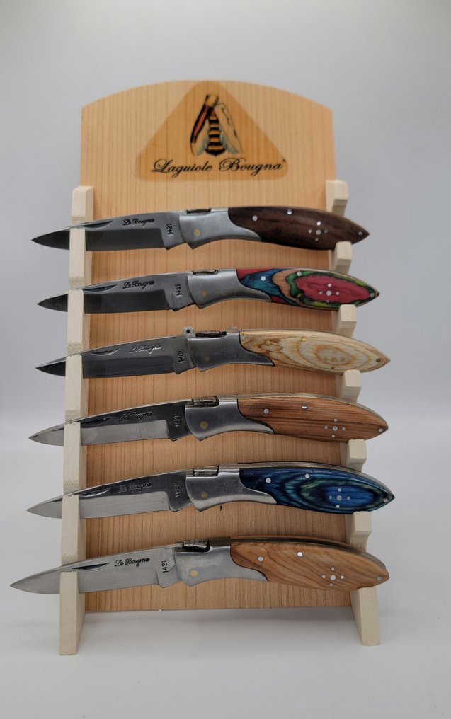 Laguiole bougna - Σετ τραπεζομάχαιρων - Χάλυβας - Πτυσσόμενα μαχαίρια #1.0