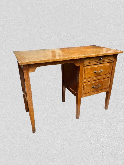 Γραφείο - Ξύλο - Γραφείο με διπλό συρτάρι αρχείου. #2.1