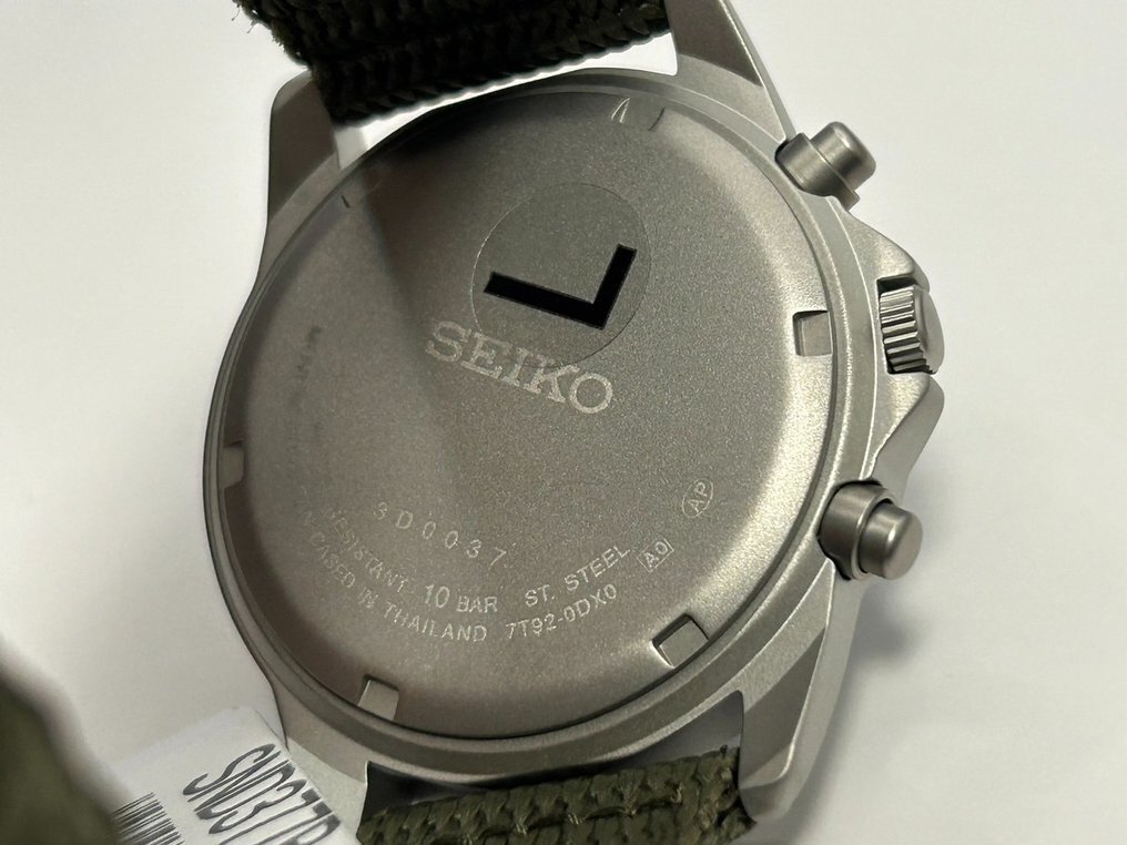 SEIKO 5, CHRONO MILITARY - NEW, BOX, CARD - No reserve price - SND - Men - 2025 #3.2