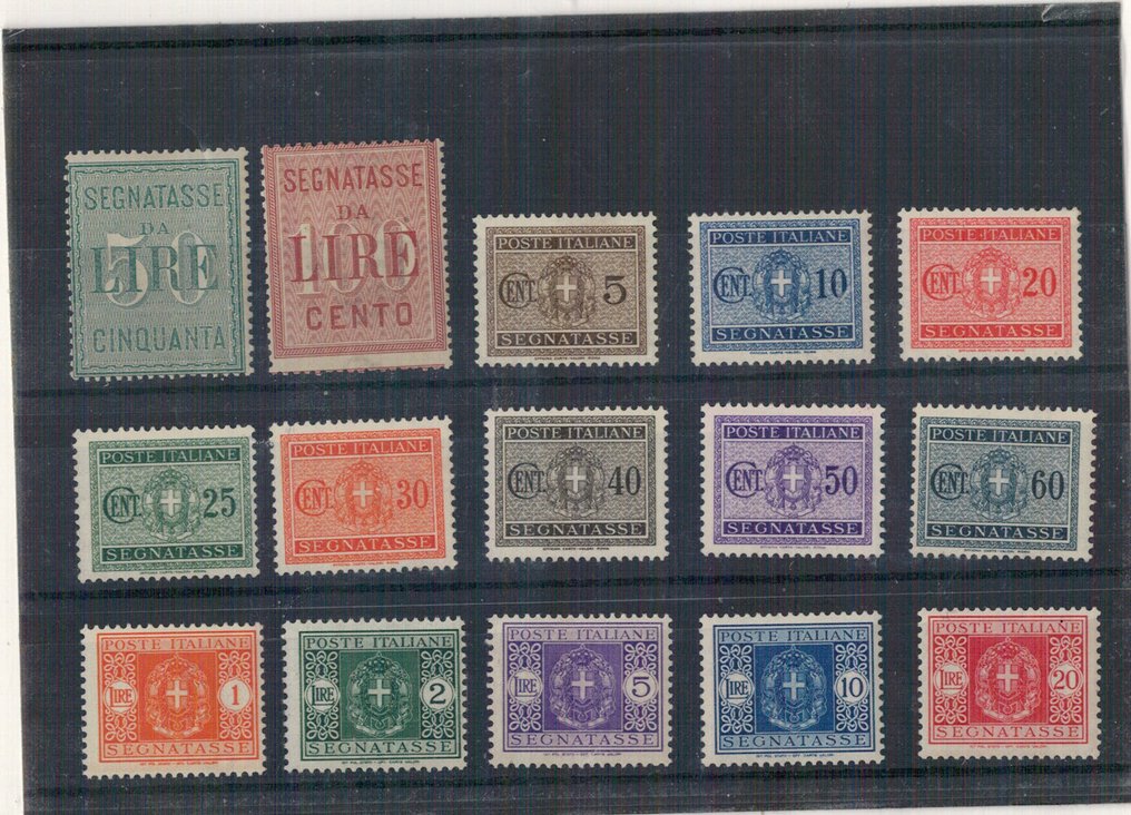Italien 1884/1942 - vari - tjenester - luftpost - autoriseret levering - ekspres - segntasse #4.3