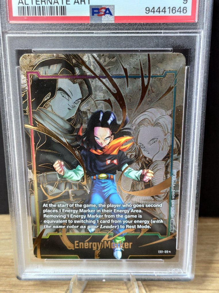Dragon Ball Fusion World - Energy Marker Gold Alt - Android 17 Graded card - PSA #2.1