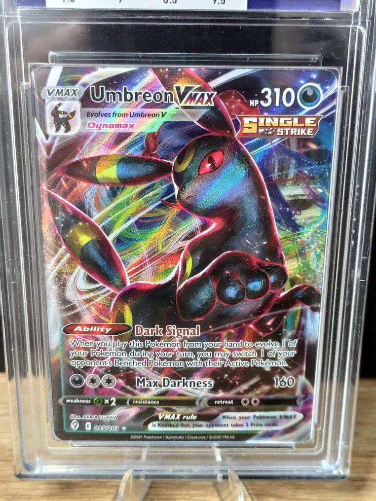 Graded card - Pokemon Evolving Skies - Umbreon Vmax - CardMarket Grading 9 #2.1