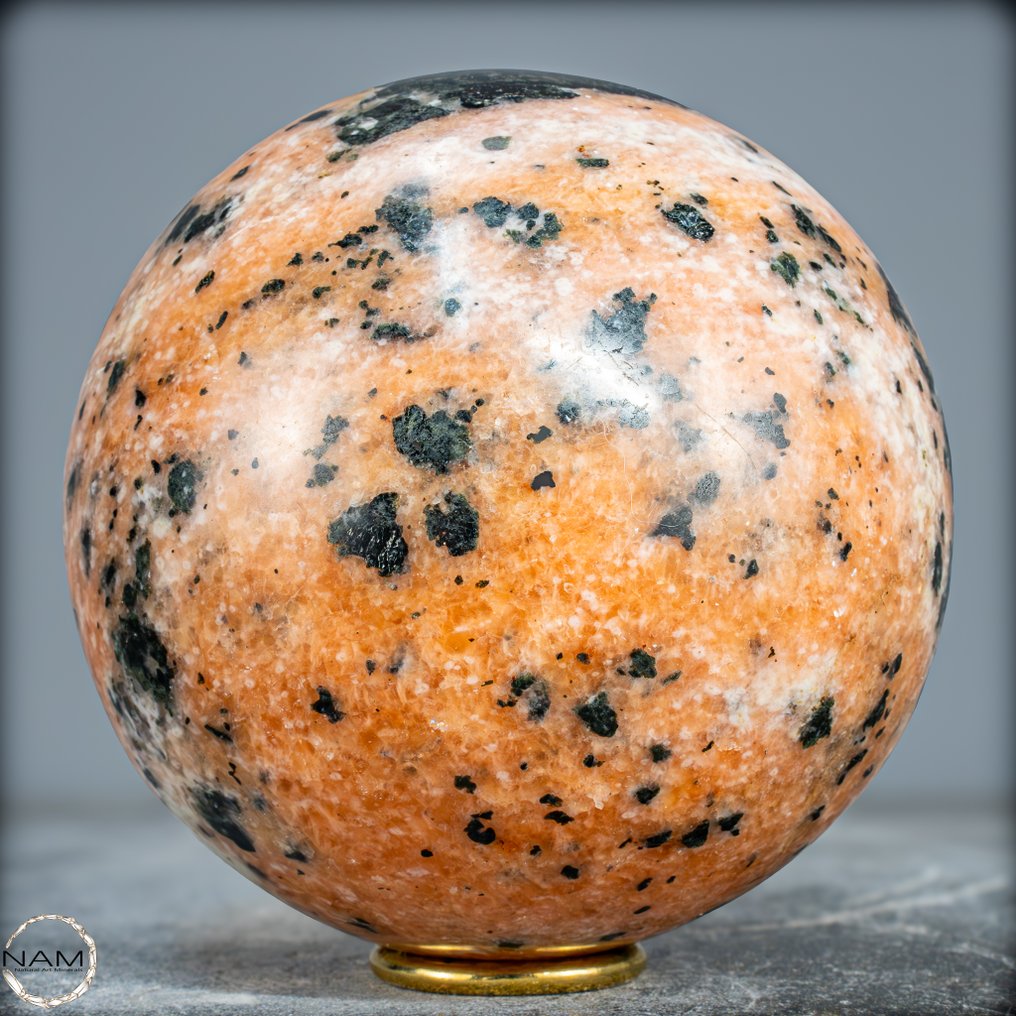 Calcita e Turmalina de Alta Qualidade e Intensas Sphere- 3606.07 g #1.0