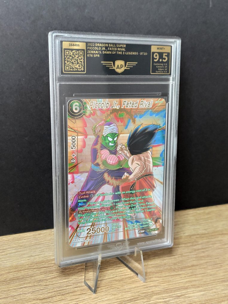Dragon Ball Super - BT18 Piccolo Jr Fated Rival - Special Rare Graded card - AP Grading 9.5 #3.2