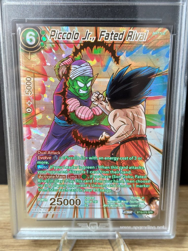 Dragon Ball Super - BT18 Piccolo Jr Fated Rival - Special Rare Graded card - AP Grading 9.5 #2.1