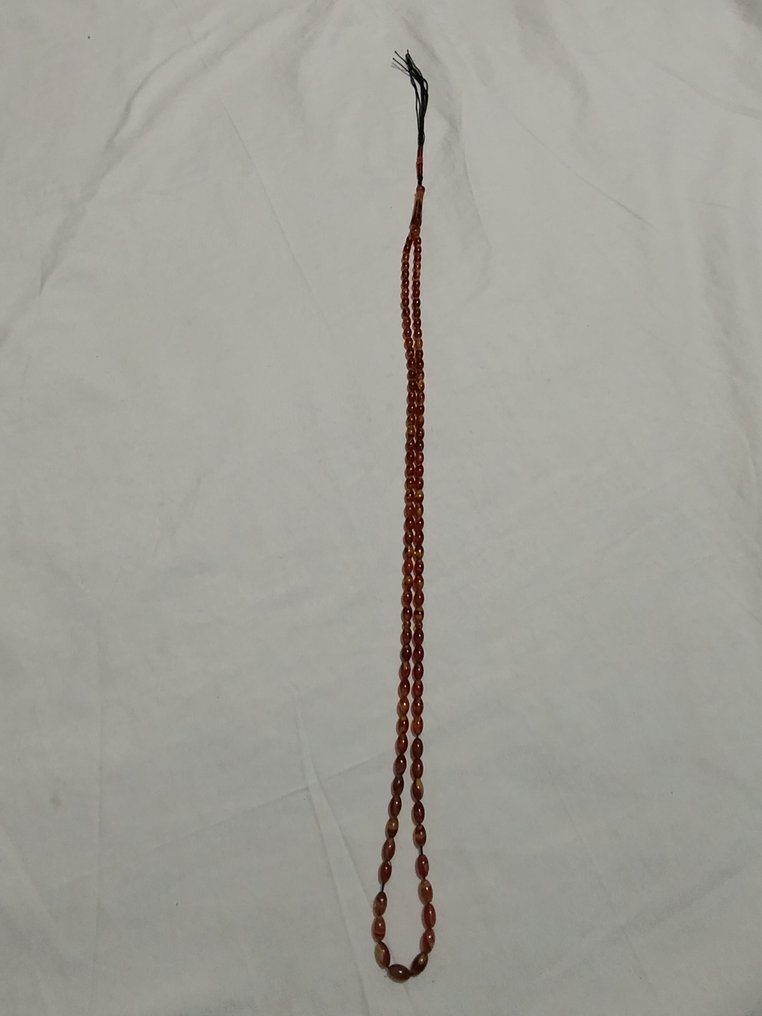  誦經念珠 - 琥珀 - 1980-1990 - 稀有的祈祷念珠  #1.0