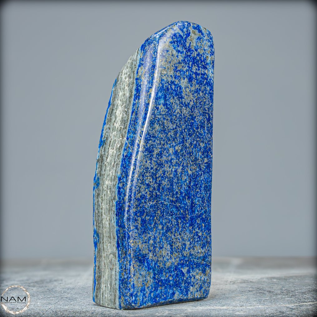 Διακοσμητικός πολύτιμος λίθος μπλε Lapis Lazuli. Γλυπτική- 844.97 g #4.3