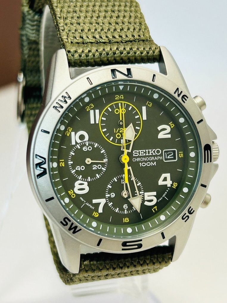 SEIKO 5, CHRONO MILITARY - NEW, BOX, CARD - No reserve price - SND - Men - 2025 #1.0