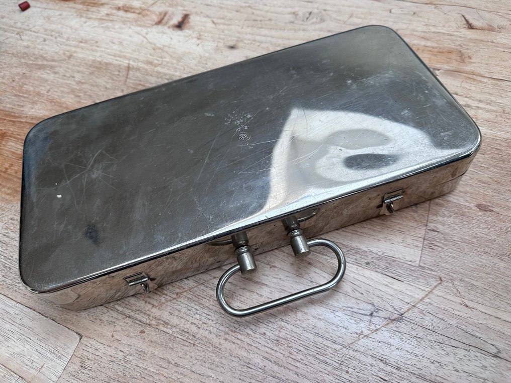 复古泌尿科膀胱镜/切除镜套装——Aesculap箱子，配备Sass Wolf的仪器 - 金属 #2.1