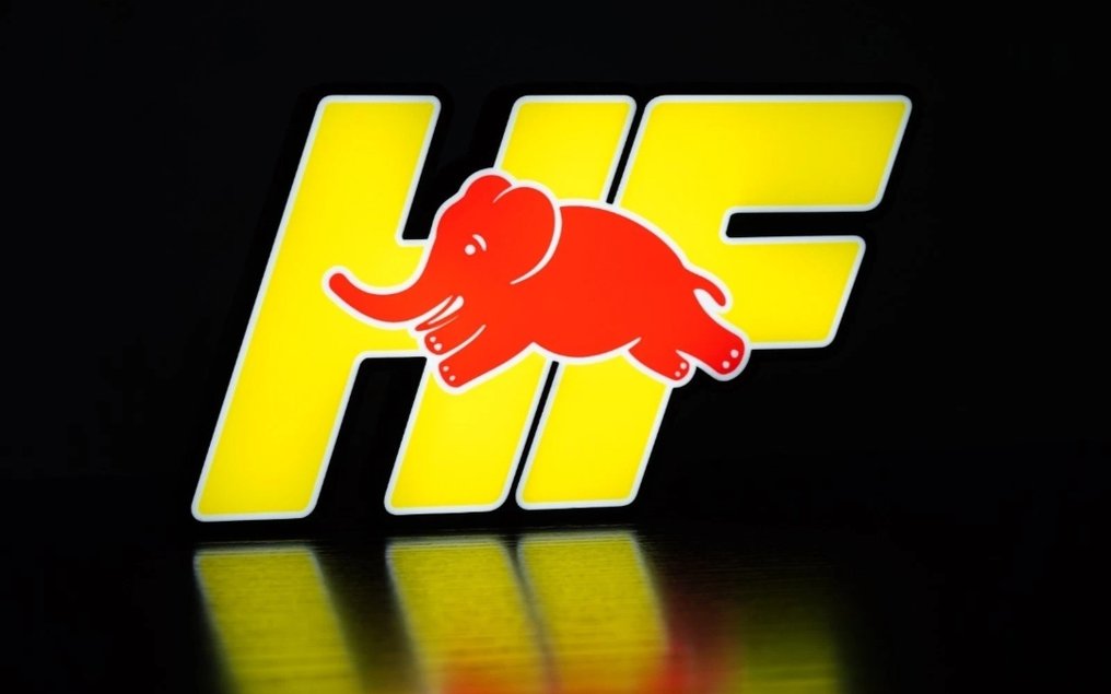 Lancia Delta HF luminous display sign for exhibition - Insegna luminosa lancia delta HF elefantino #3.2