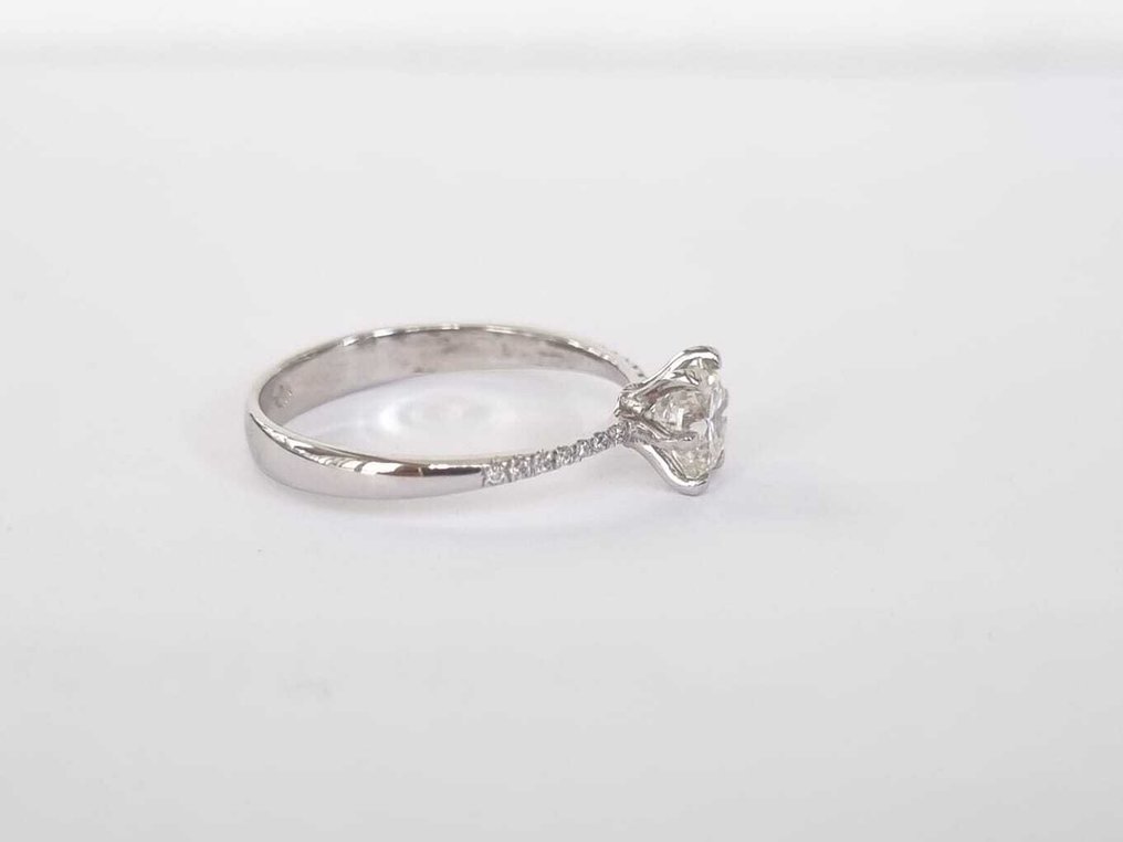 訂婚戒指 - 14 克拉 白金 -  0.74ct. tw. 鉆石 (天然) - 鉆石 #2.1