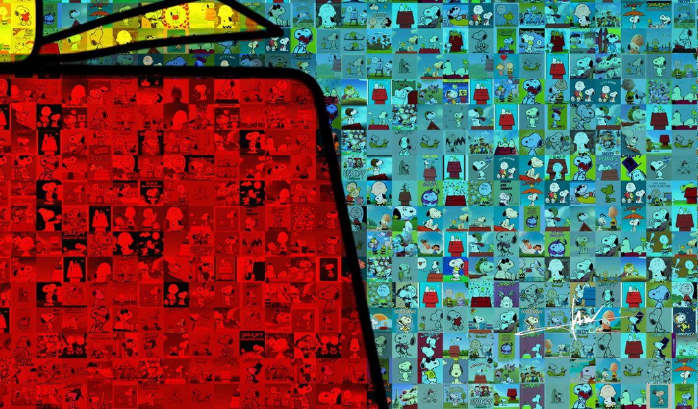 David Law (1967) - Crypto Snoopy Aviateur II - Format 40x60 #4.3