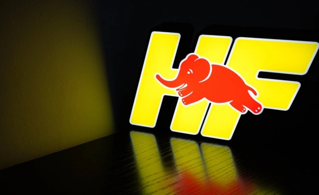 Lancia Delta HF luminous display sign for exhibition - Insegna luminosa lancia delta HF elefantino #2.1