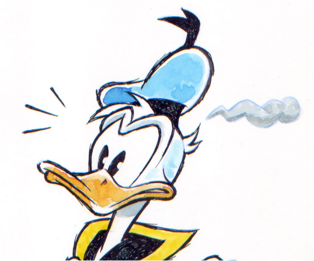 XAVI (Xavier Vives Mateu) - 1 Original drawing - Donald Duck - 2025 #2.1