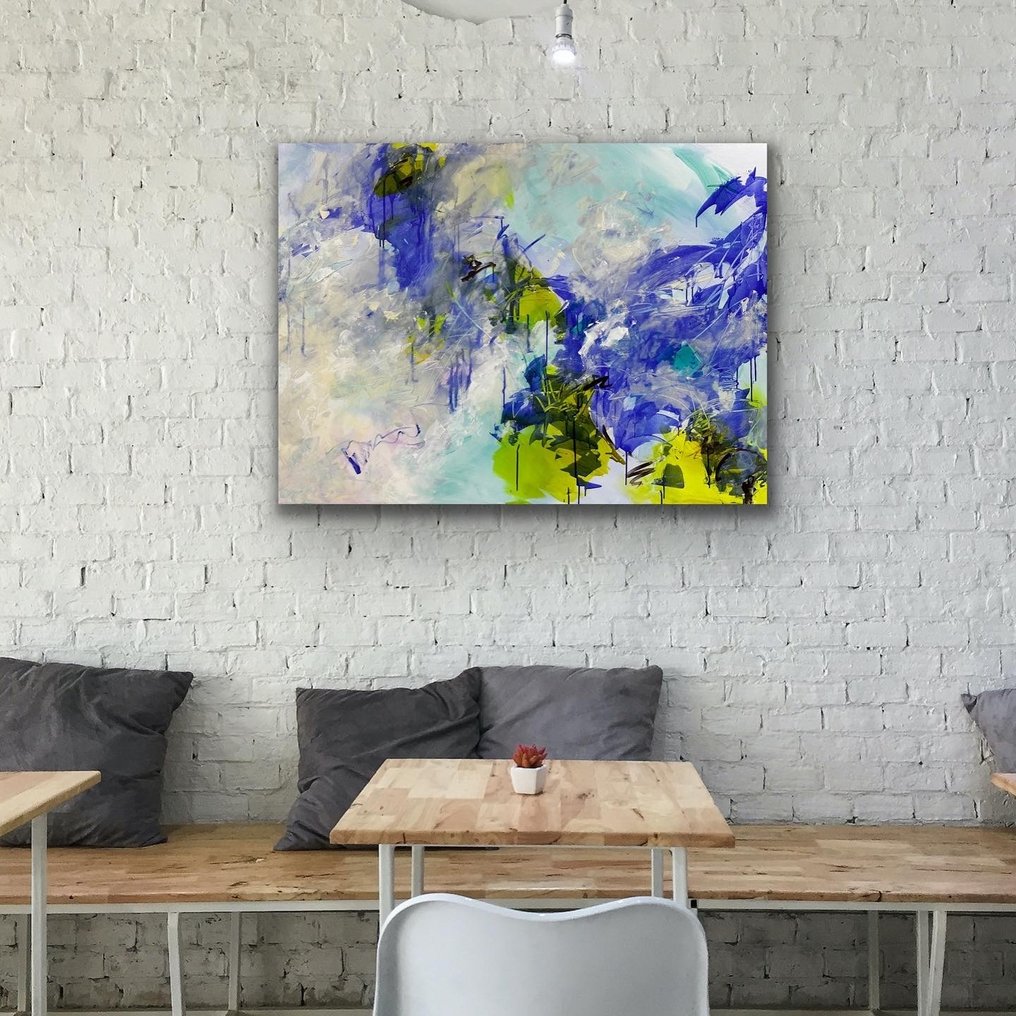 Viktoria Ganhao - Thoughts, 110 x 150 cm. #1.0