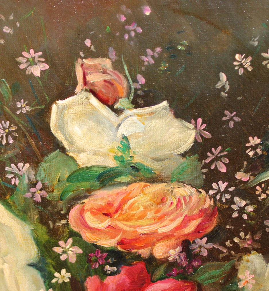 Esteban Wenceslao Viciana (1871-1961) - Bodegón de rosas #3.2