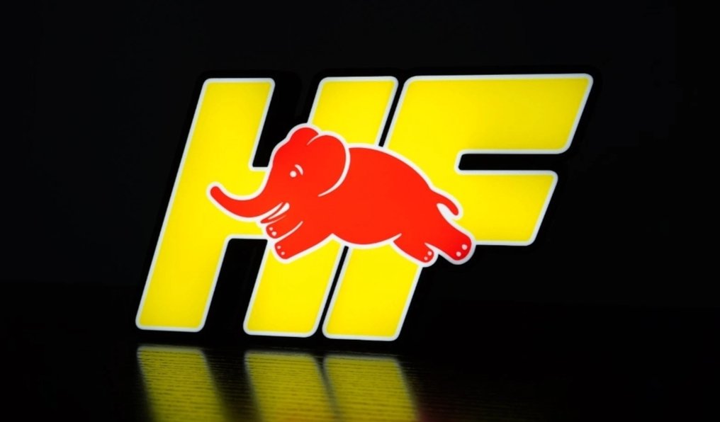 Lancia Delta HF luminous display sign for exhibition - Insegna luminosa lancia delta HF elefantino #4.3