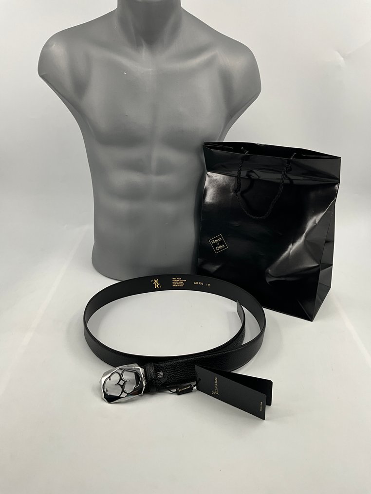 Billionaire Couture - Cuir NoirB - Ζώνη #4.3