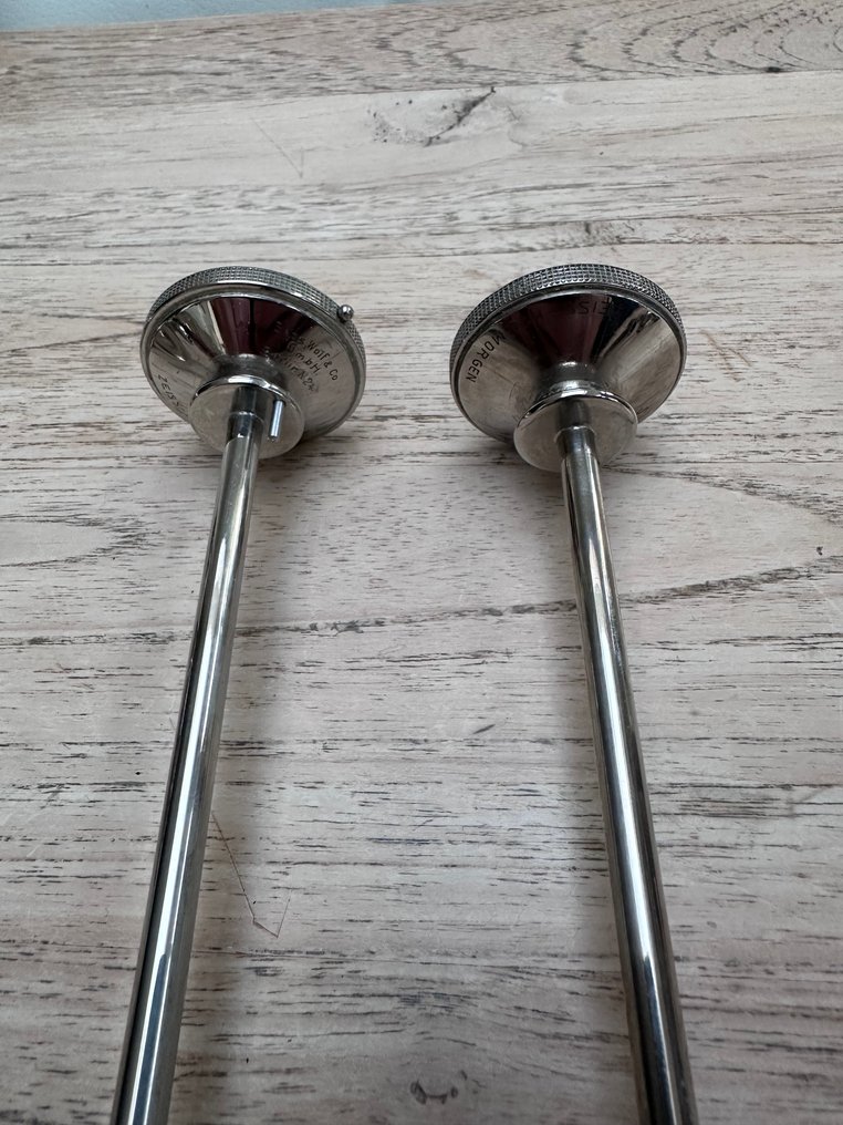 复古泌尿科膀胱镜/切除镜套装——Aesculap箱子，配备Sass Wolf的仪器 - 金属 #4.3