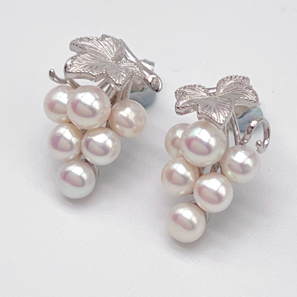 Ingen mindstepris - Øreringe Sølv Perle - Grape Design #2.1