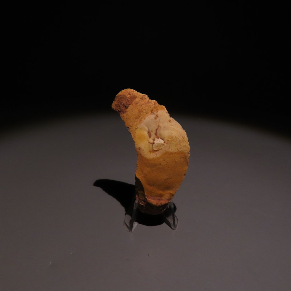 旧石器时代 燧石 来自法国Fontmaure的斧头或石器工具。约公元前300,000年至40,000年。高6厘米。 (没有保留价) #3.2