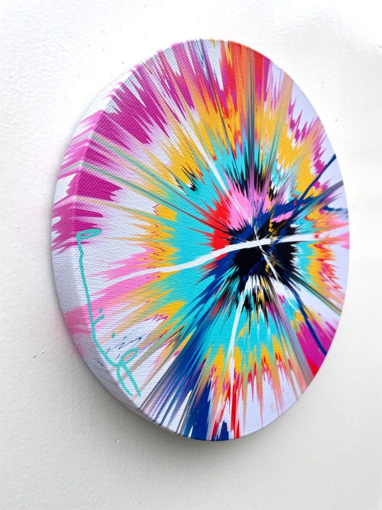 Damien Hirst (1965) - H12 - 4 - 1013 Beautiful, How Dispiriting, Brave And Gallant Vapor Painting #1.0